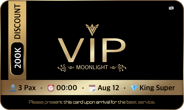 The image illustrates a booking voucher with a promotional offer for massage at Moonlight.