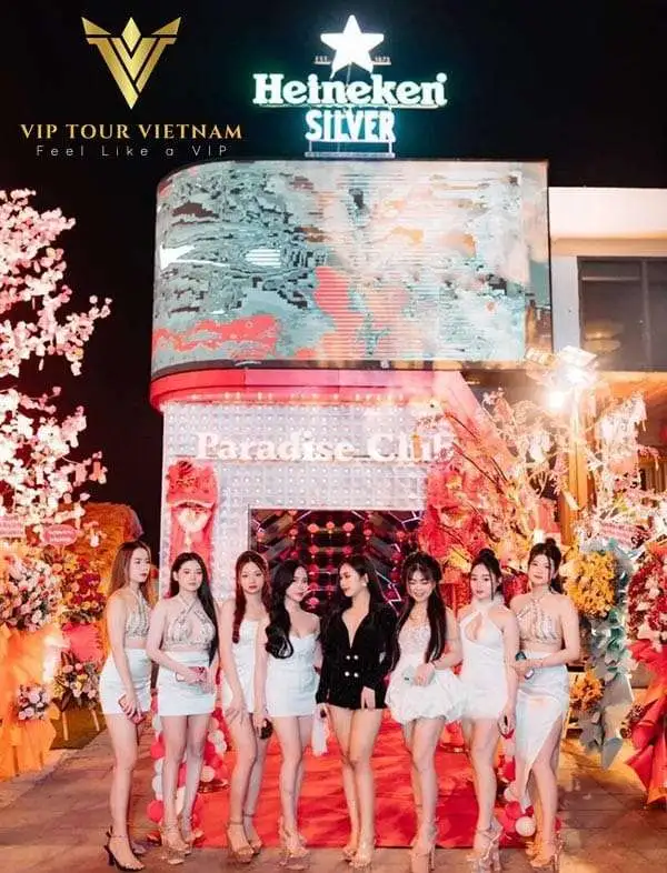 Front of Paradise Club in Nha Trang - VIP Tour Vietnam