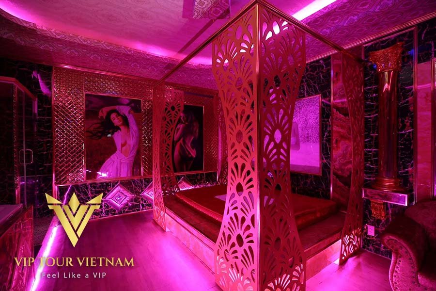 Calming ambiance of a private treatment suite.